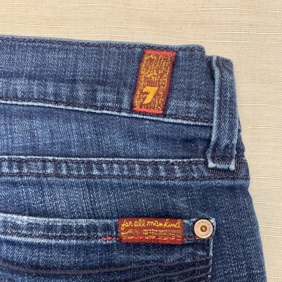 7 for all mankind crop dojo denim jeans - Picture 4 of 6